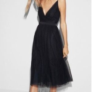 EXPRESS DARK BLUE tule formal dress